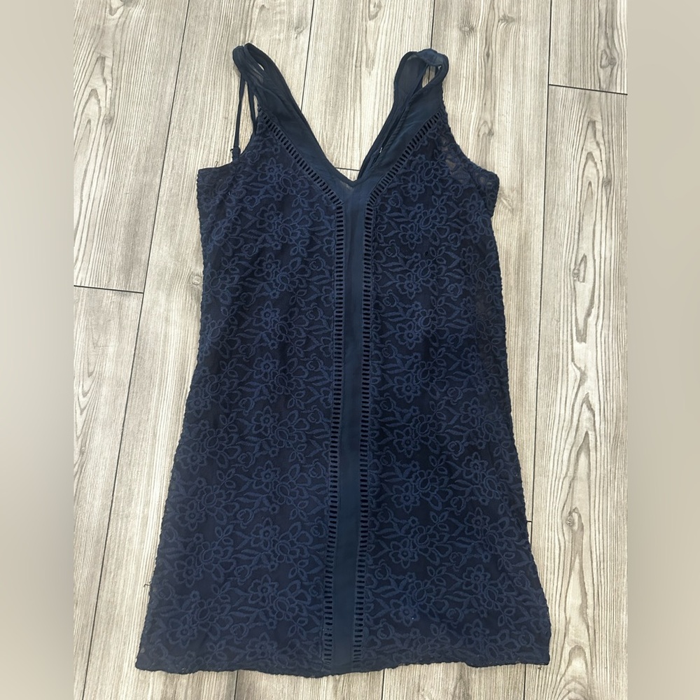 Abercrombie & Fitch Navy Blue Lace Dress
